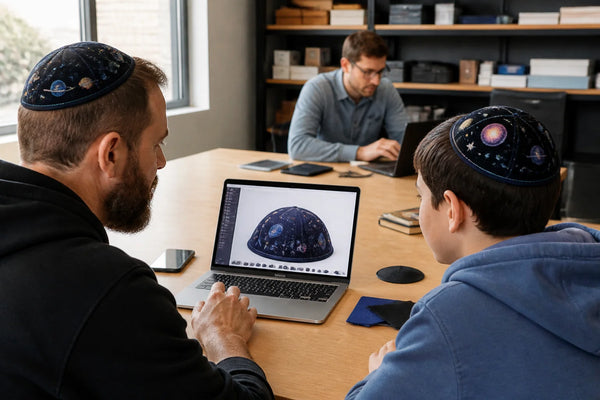 The case for choosing a custom space yarmulke over generic star patterns