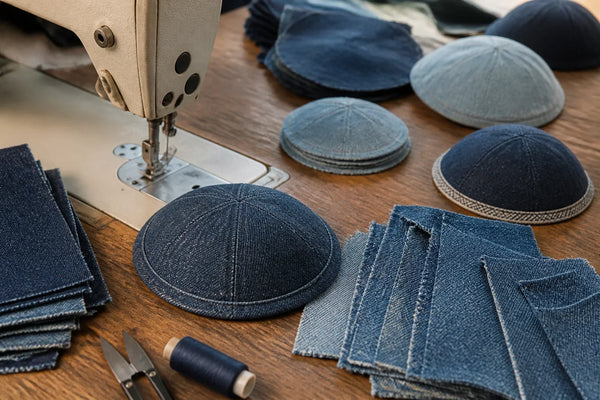 Why denim yarmulke orders are climbing among teens this fall