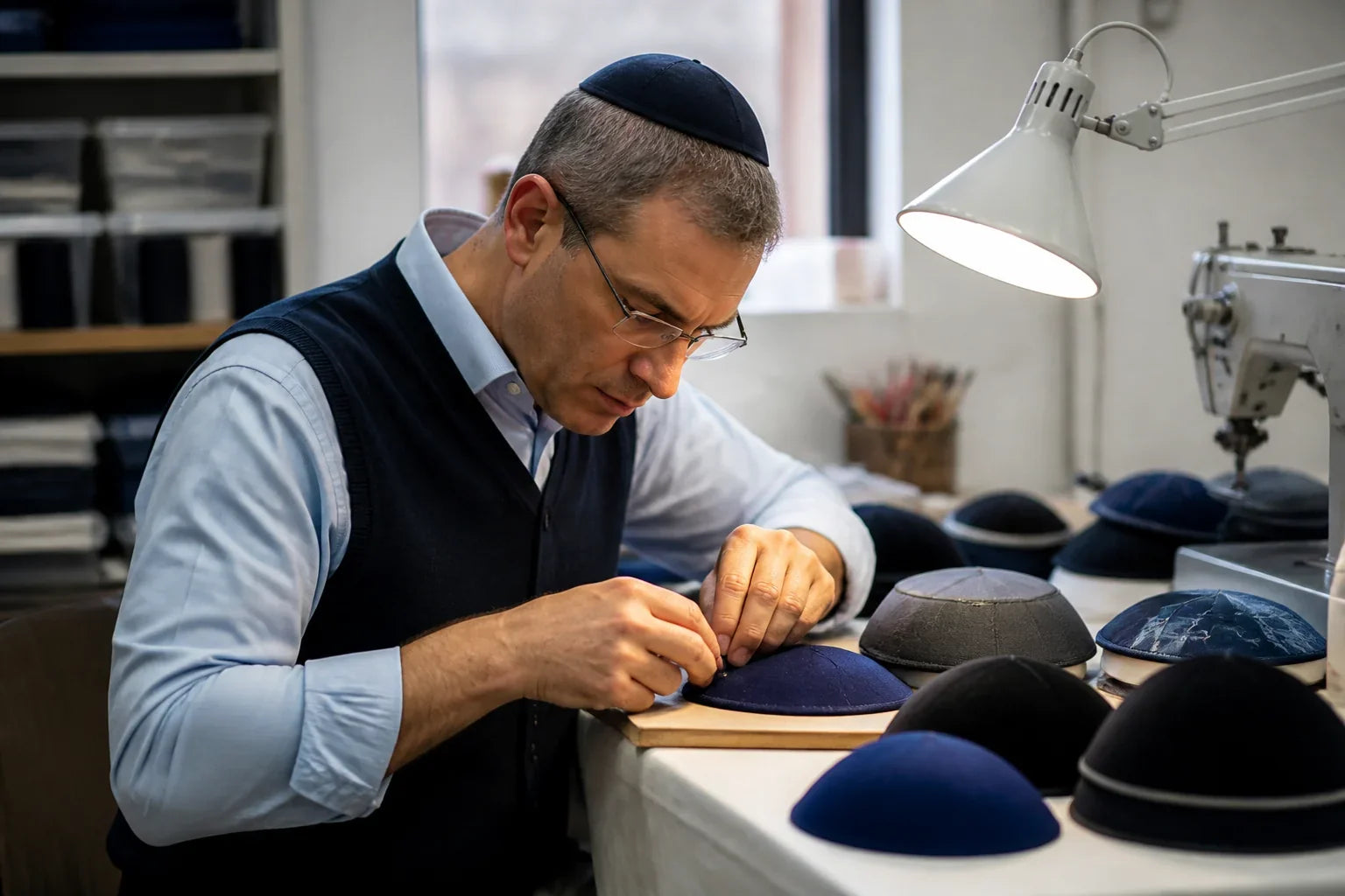 6 ways a personalized dome kippah differs from a flat style