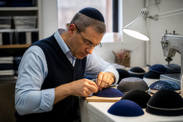 6 ways a personalized dome kippah differs from a flat style