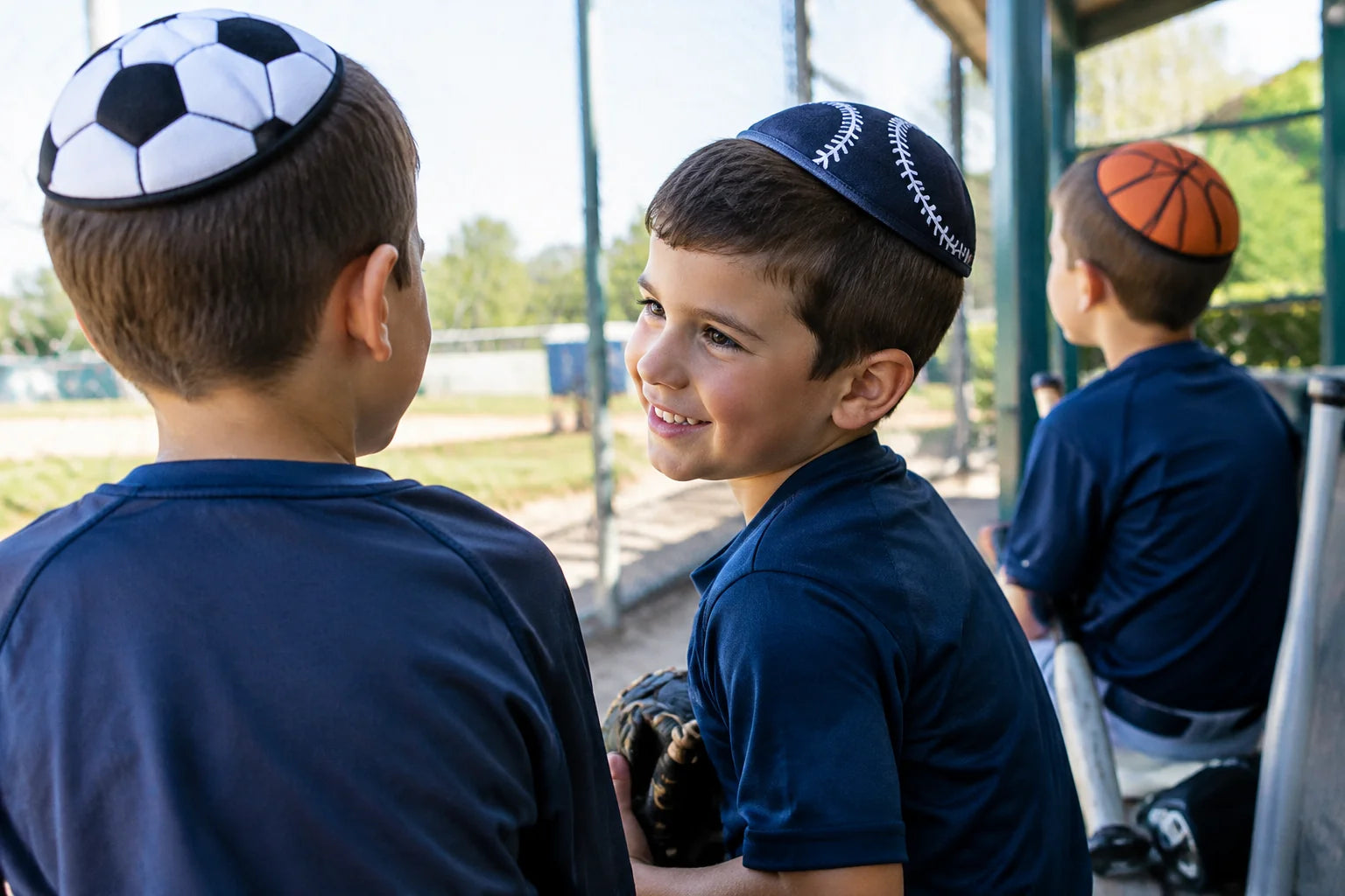 Why a sports kippah beats a plain one for team practice days