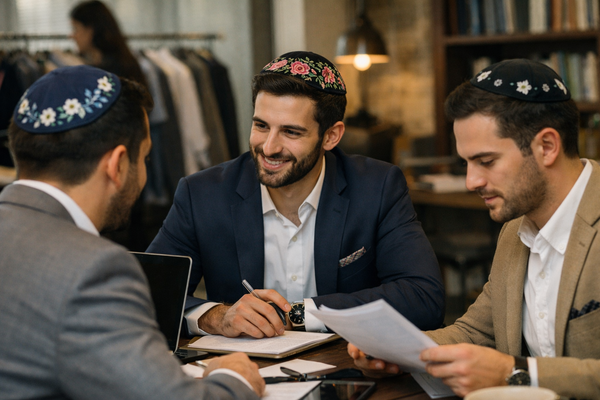 Can a Personalized Floral Kippah Balance Occasion Dressing and Everyday Wear?