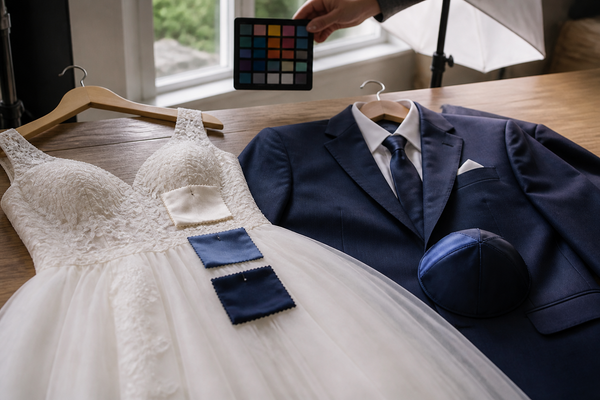 How to pick a satin yarmulke that photographs well for wedding parties