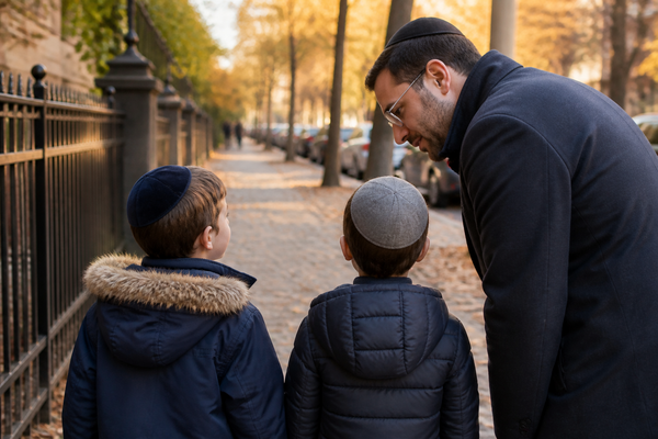 How a wool kippah compares to linen for fall and winter dressing