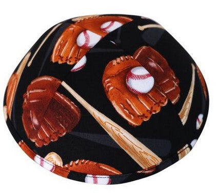 Baseball iKIPPAH brand yarmulke for a themed bar mitzvah.