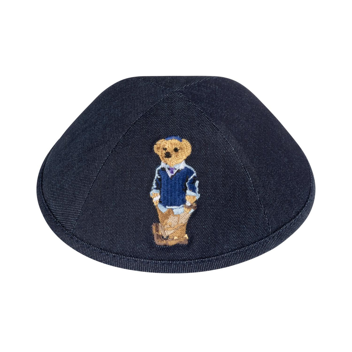 DOV BEAR BY IKIPPAH - DENIM EDITION YARMULKE