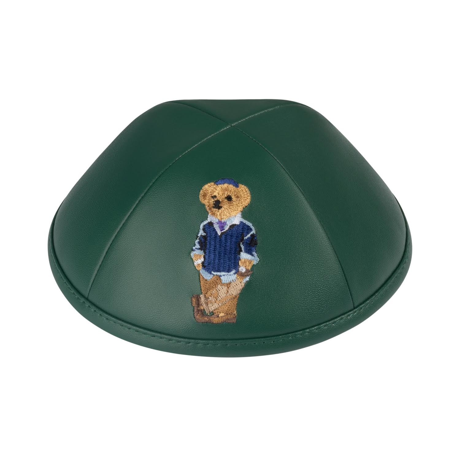 DOV BEAR BY IKIPPAH - LEATHER EDITION YARMULKE