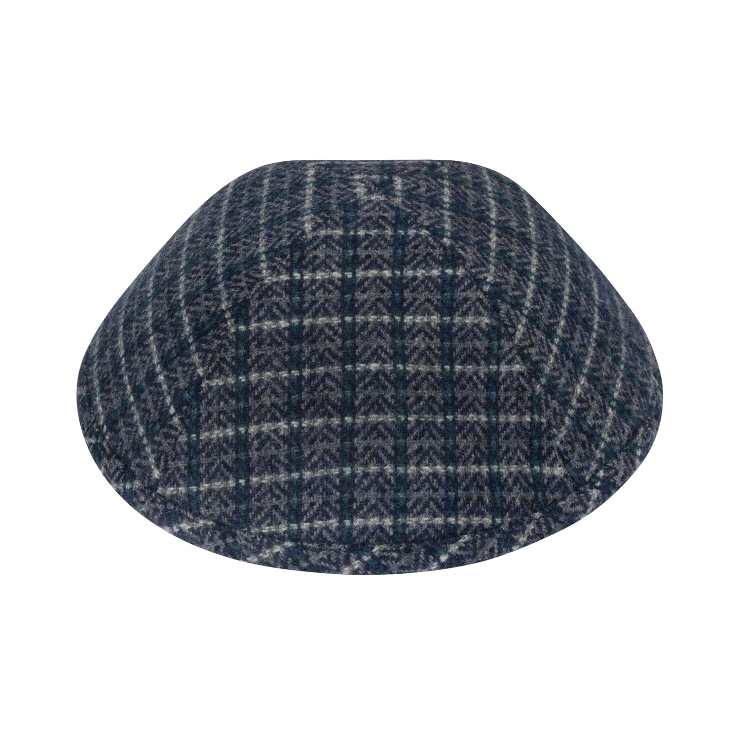 IKIPPAH COASTAL HERRINGBONE GRID YARMULKE