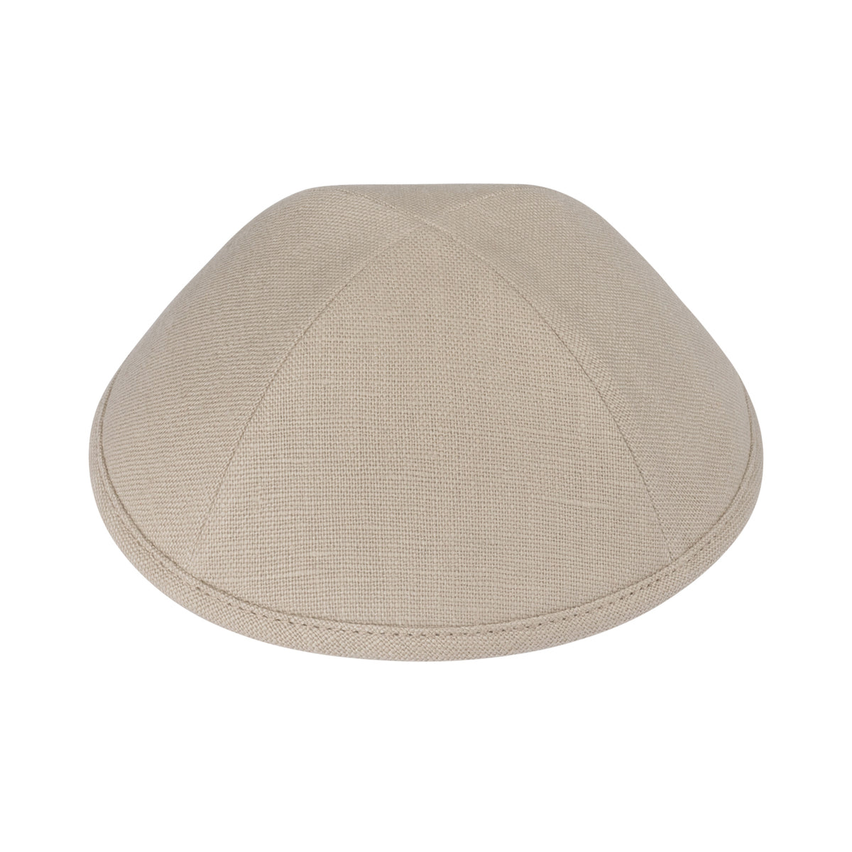 IKIPPAH LIGHT TAUPE LINEN YARMULKE