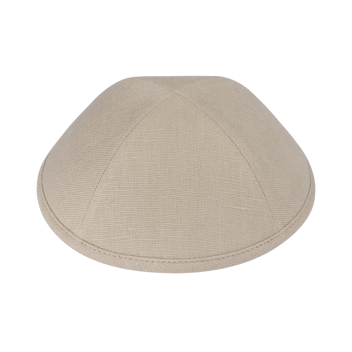 IKIPPAH LIGHT TAUPE LINEN YARMULKE