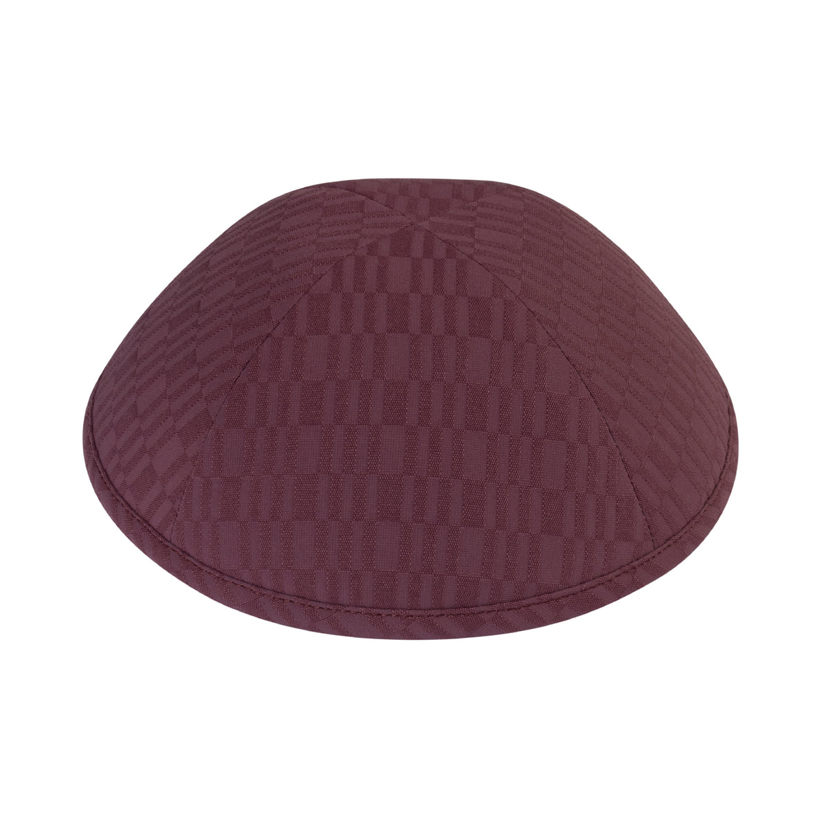 IKIPPAH GEOMETRIC - MAROON YARMULKE