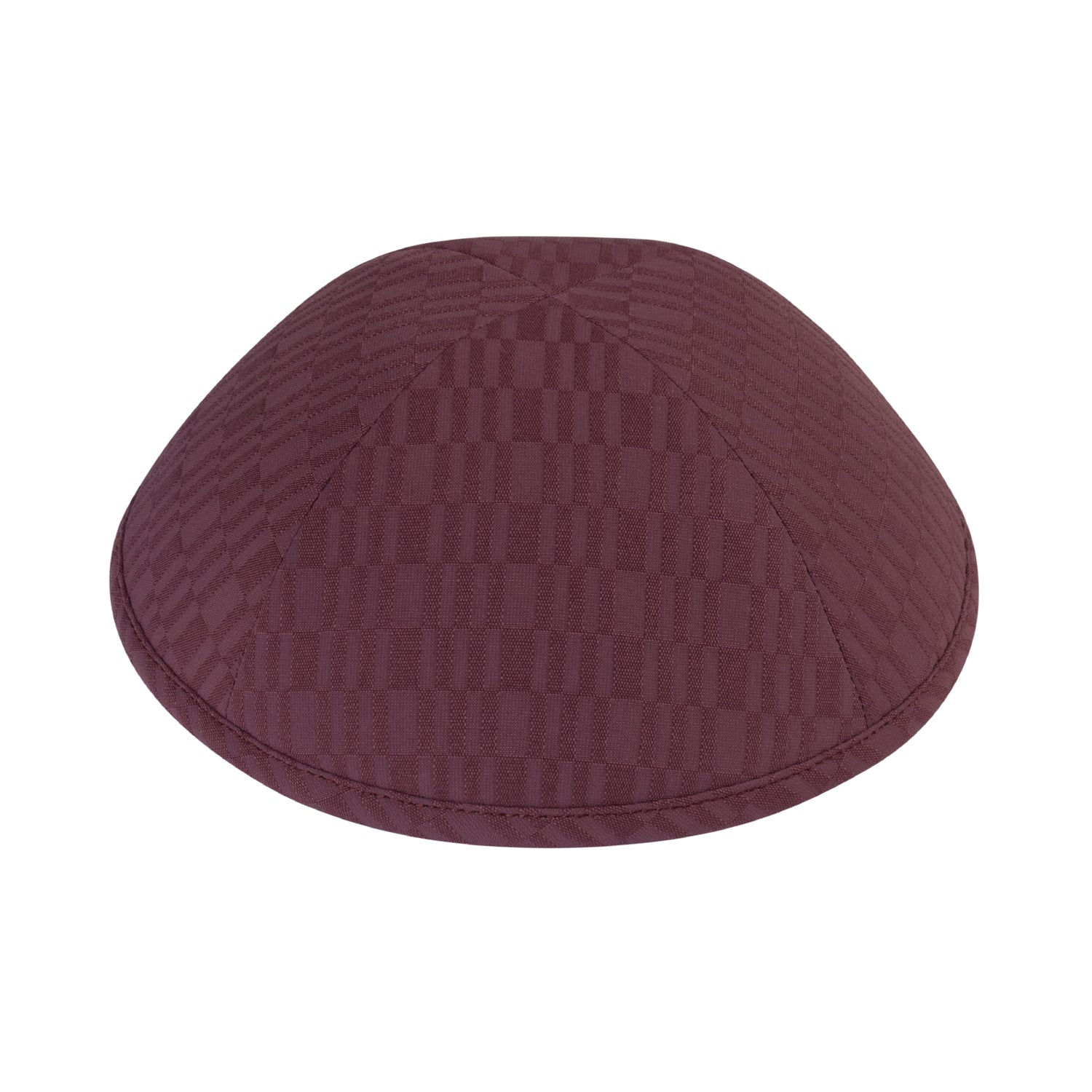 IKIPPAH GEOMETRIC - MAROON YARMULKE