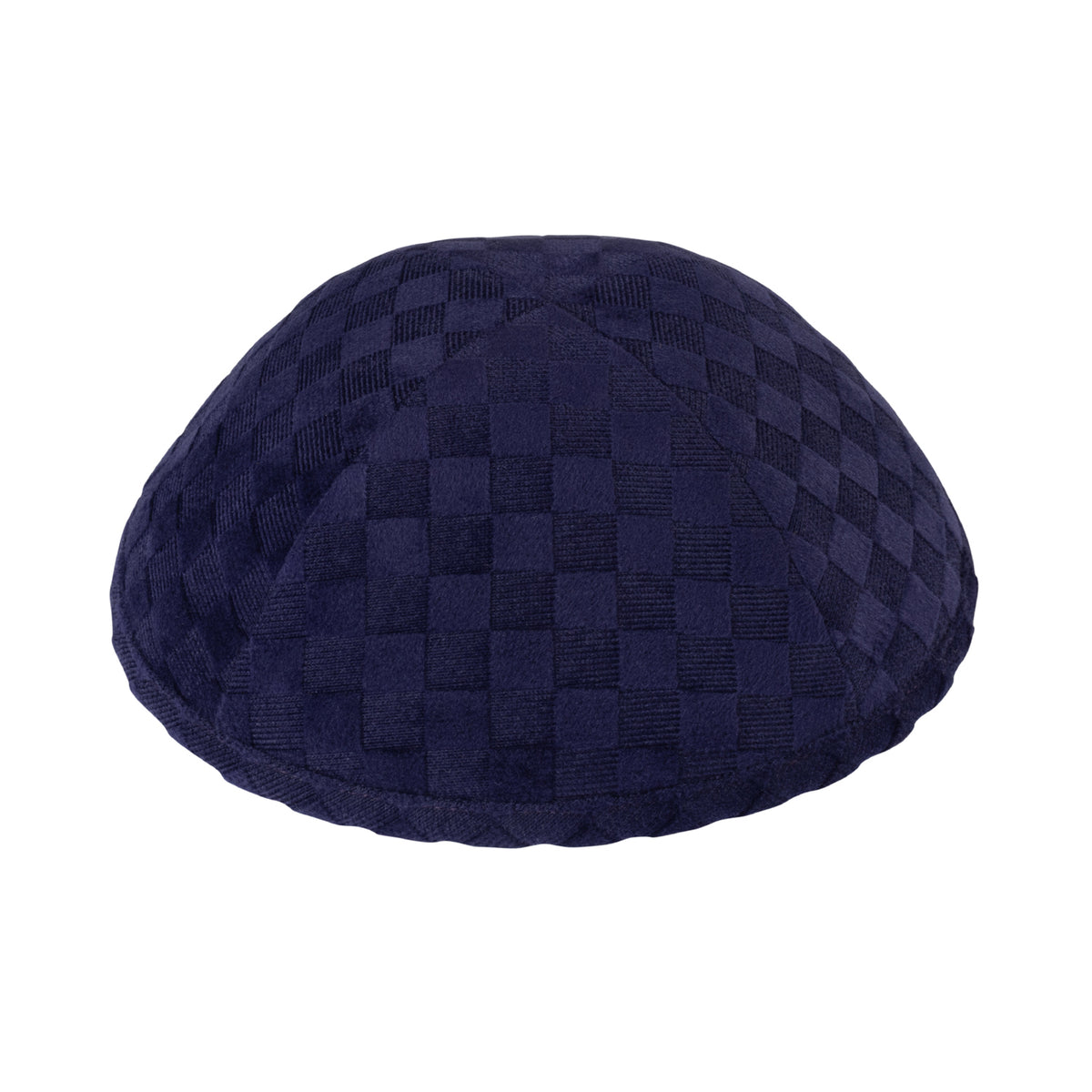 IKIPPAH NAVY CORD SQUARE YARMULKE