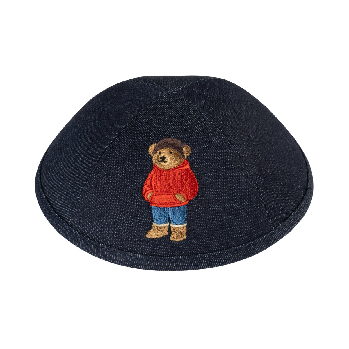 IKIPPAH DOV BEAR WINTER - DENIM YARMULKE