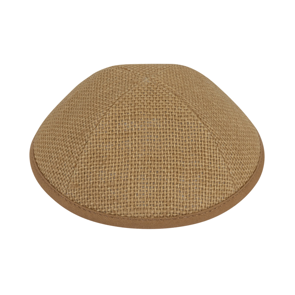 IKIPPAH CAMEL BURLAP YARMULKE