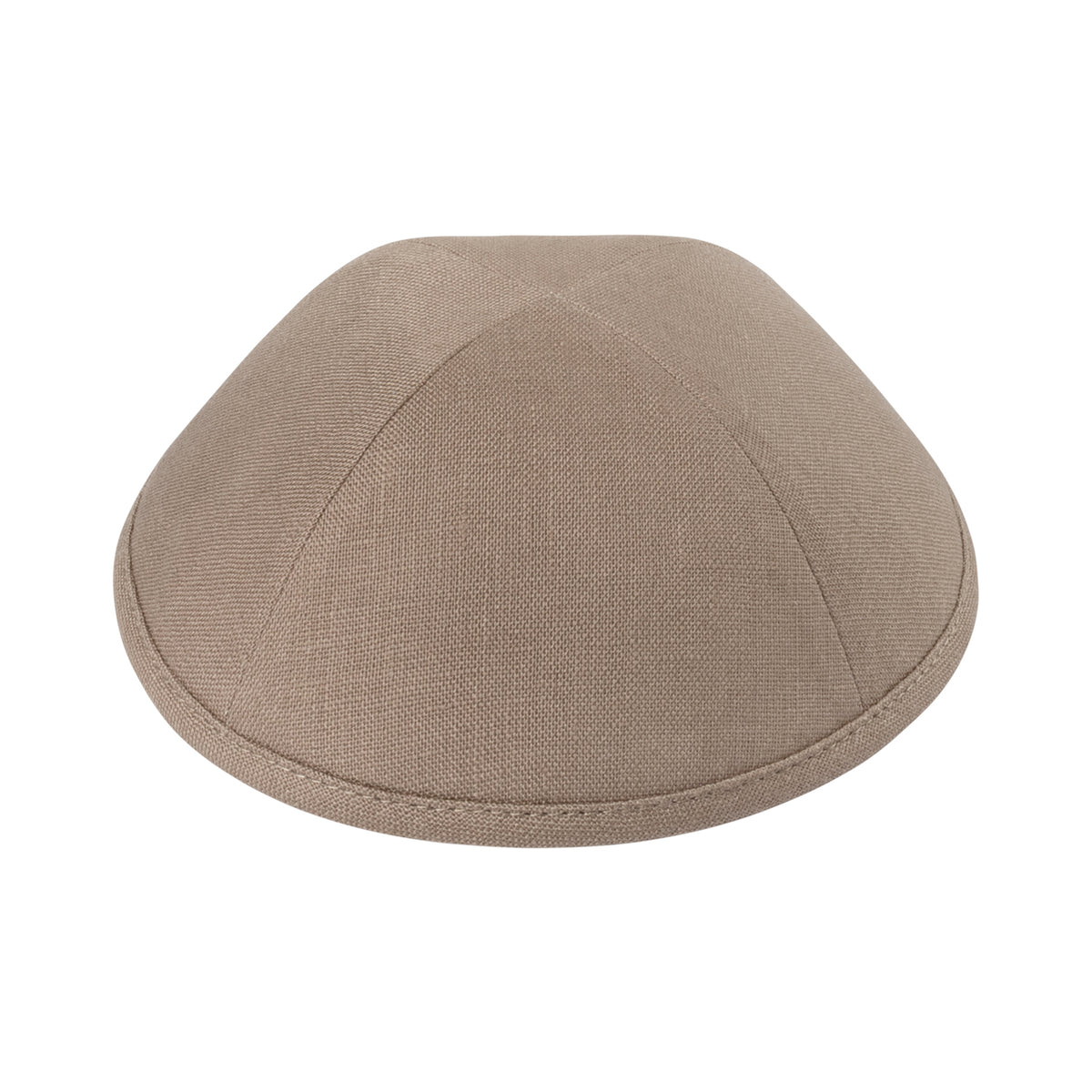 IKIPPAH TAUPE LINEN YARMULKE
