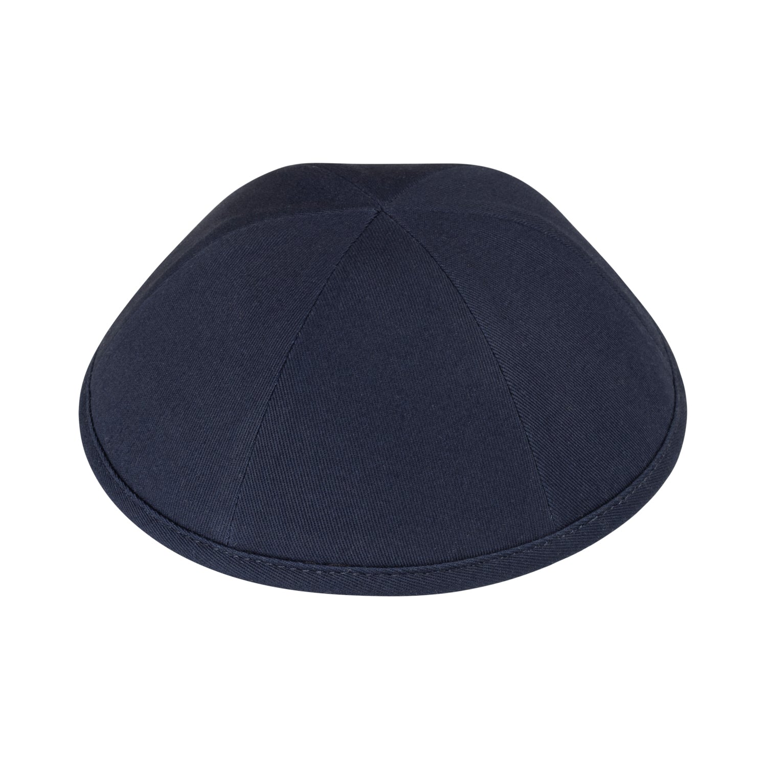 IKIPPAH NAVY COTTON - 6 PANEL YARMULKE