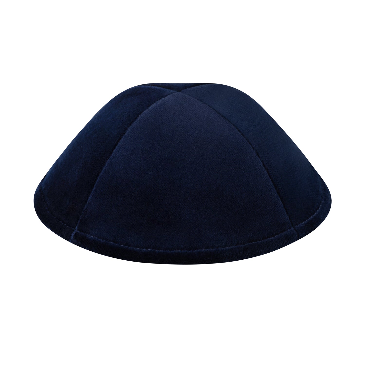 IKIPPAH NAVY VELVET - RIMLESS YARMULKE