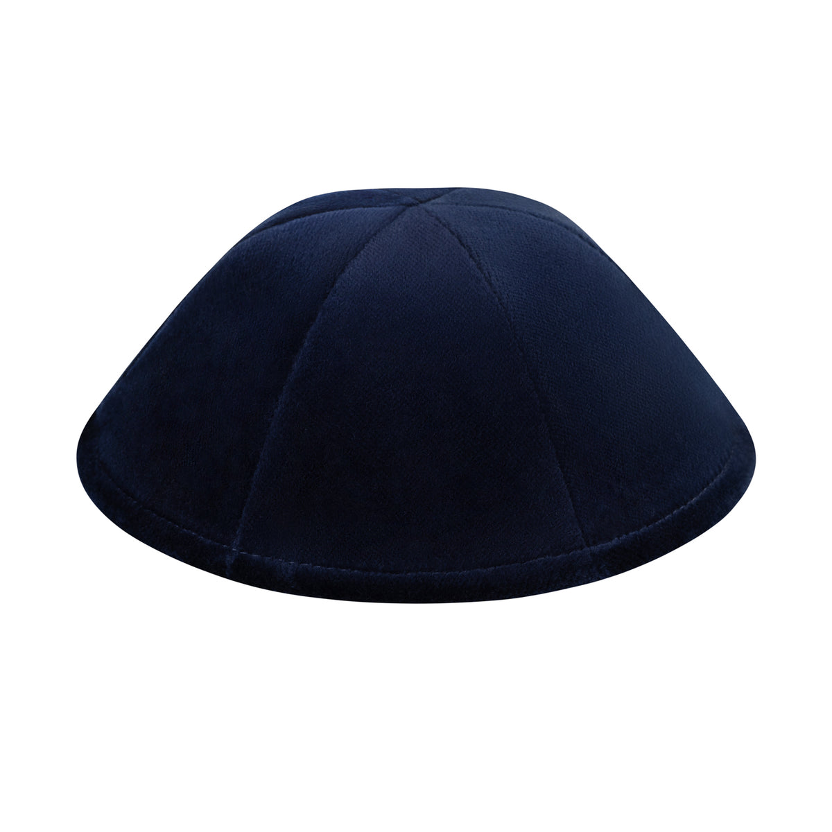 IKIPPAH NAVY VELVET - RIMLESS YARMULKE