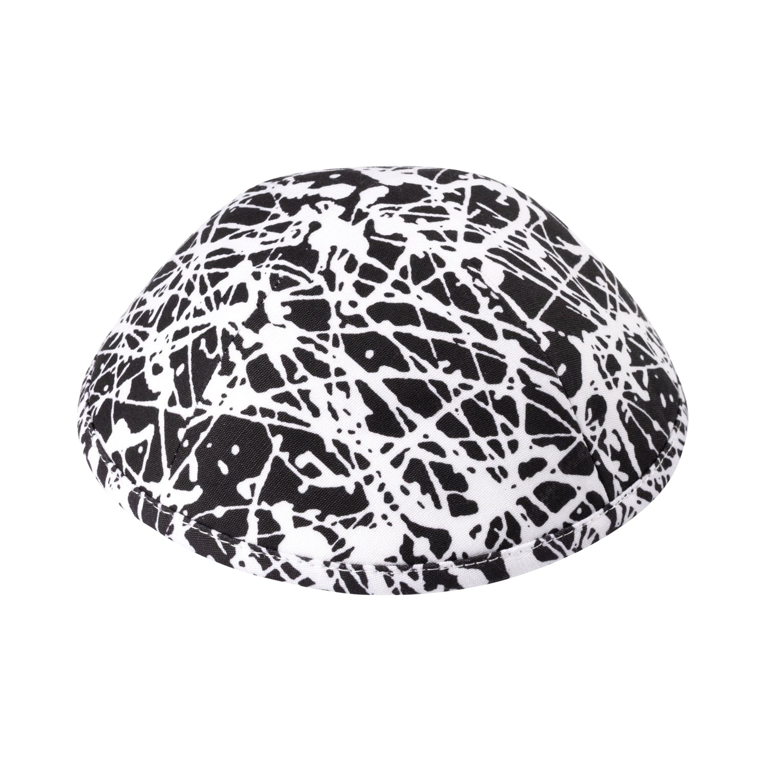 IKIPPAH BLACK PAINT SPLATTER YARMULKE