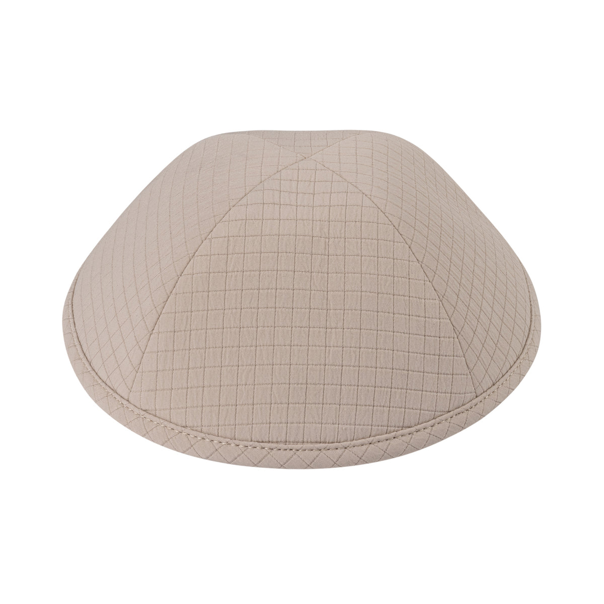 IKIPPAH BEIGE GRID YARMULKE