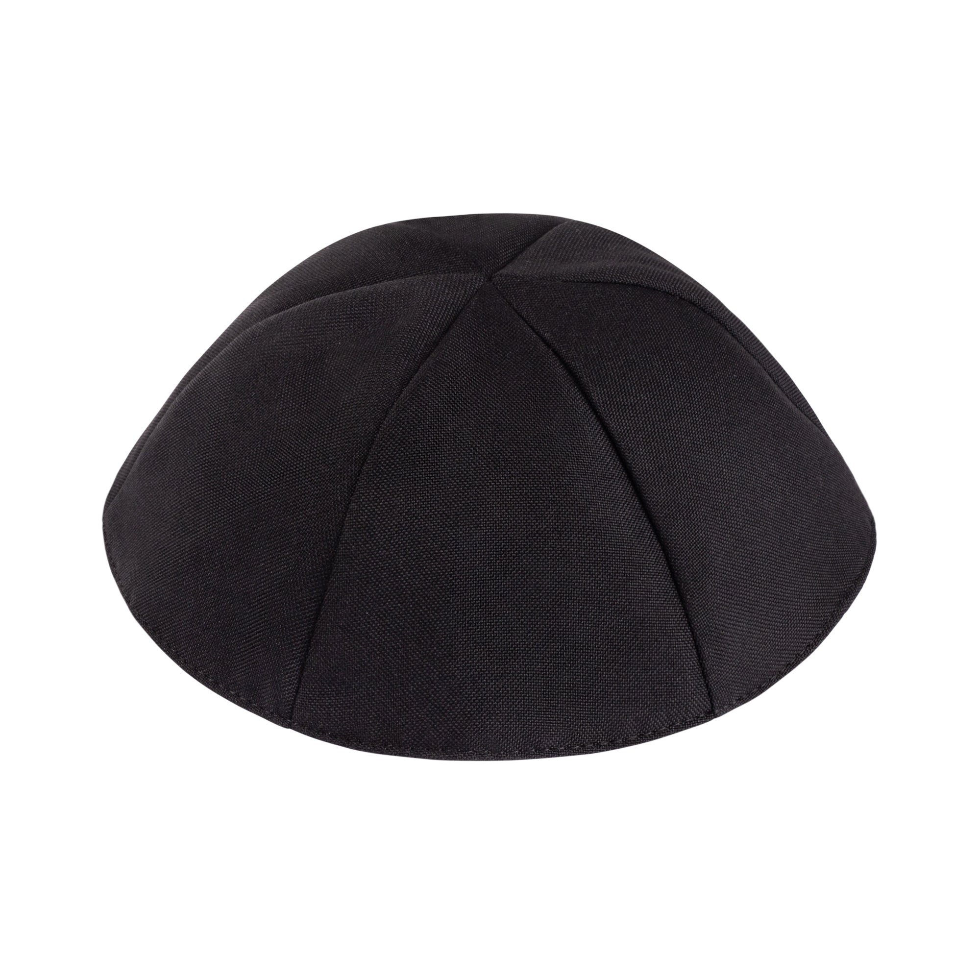 IKIPPAH BLACK TERYLENE YARMULKE