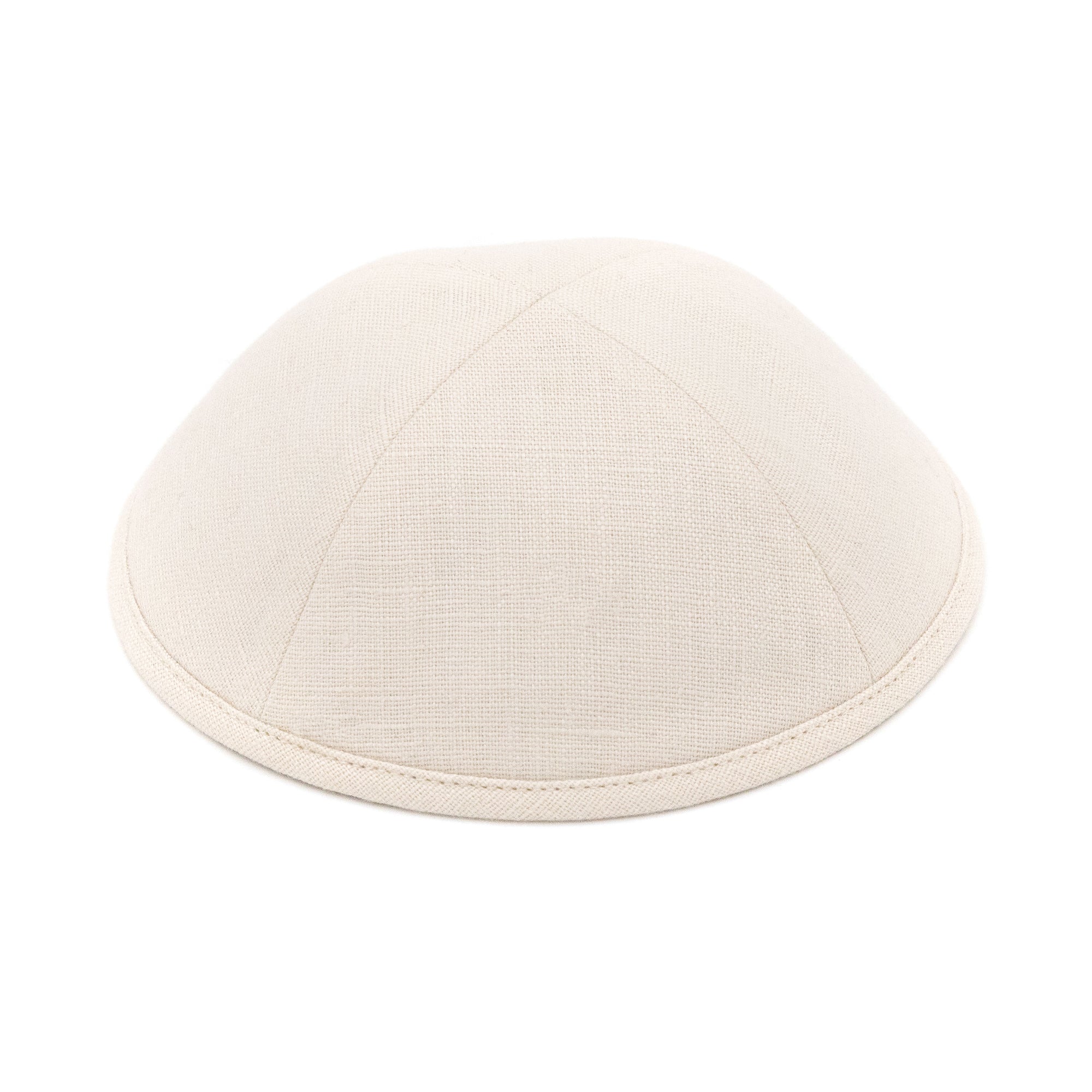 IKIPPAH NEUTRALS LINEN YARMULKE