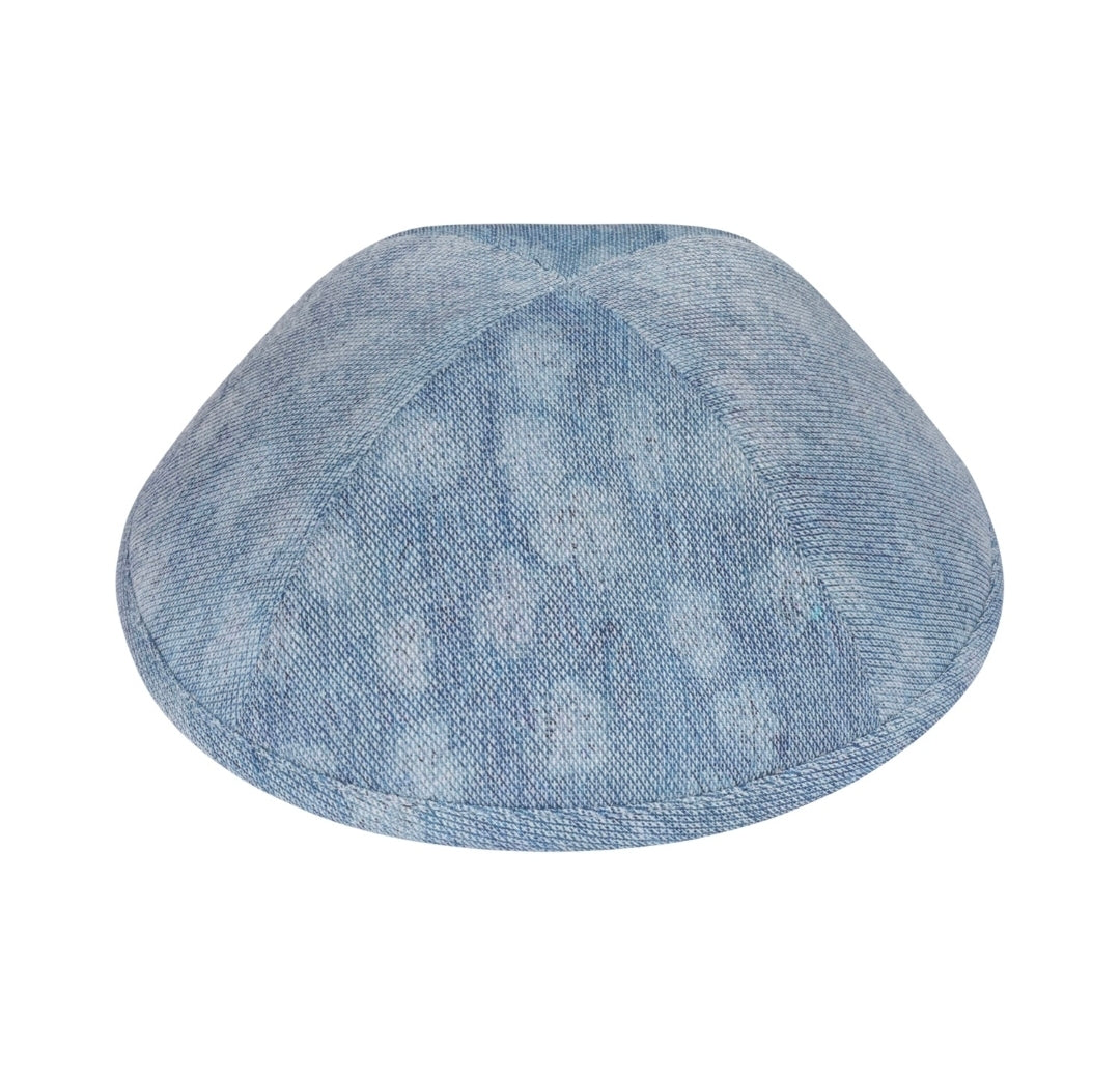 IKIPPAH BLUE BLOTS YARMULKE