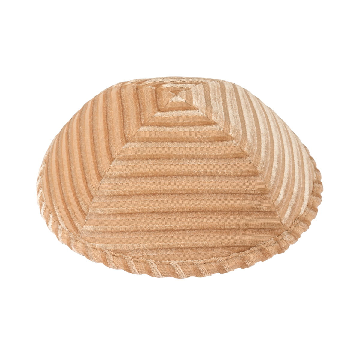 IKIPPAH STRIPED VELVET YARMULKE