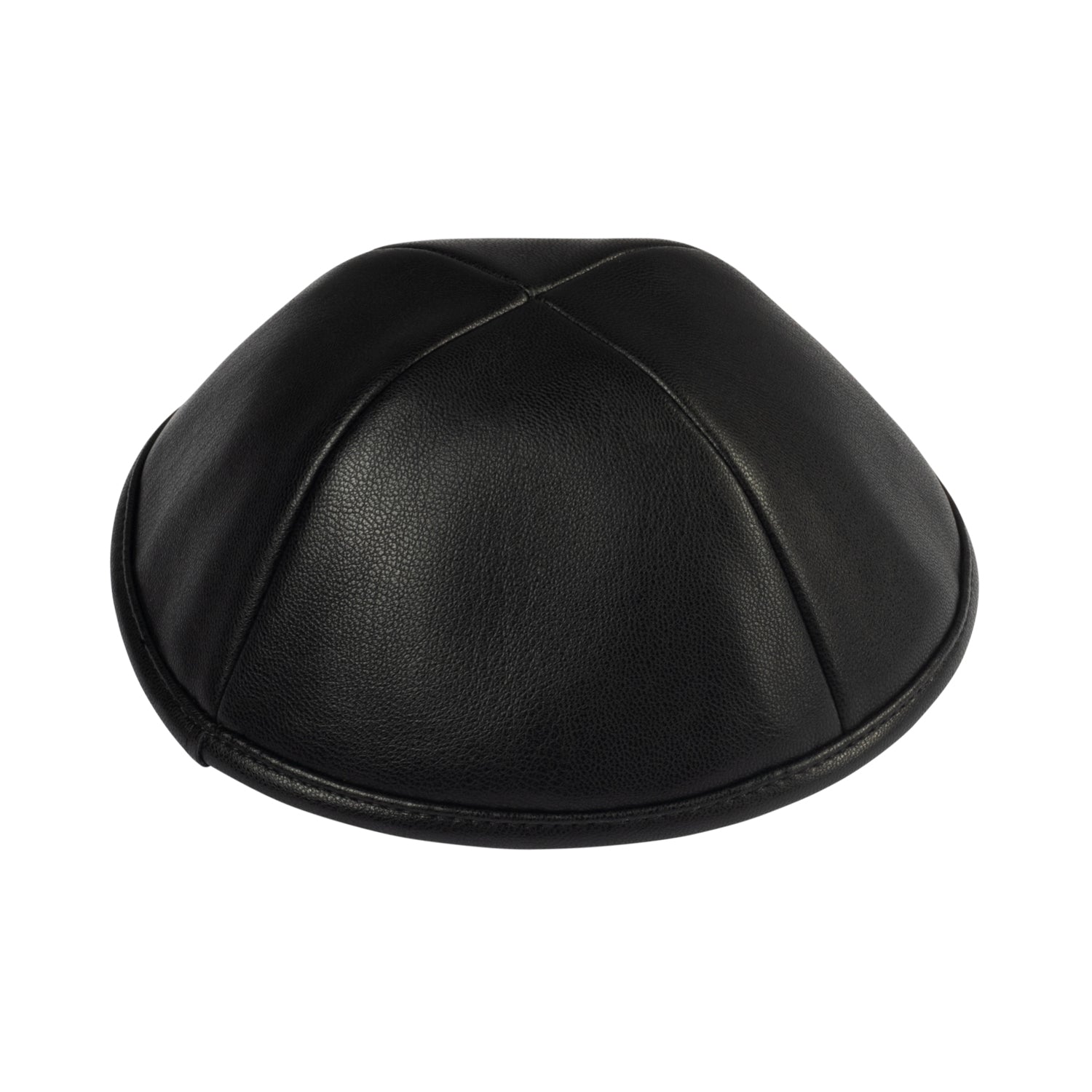 IKIPPAH DARK LEATHER YARMULKE