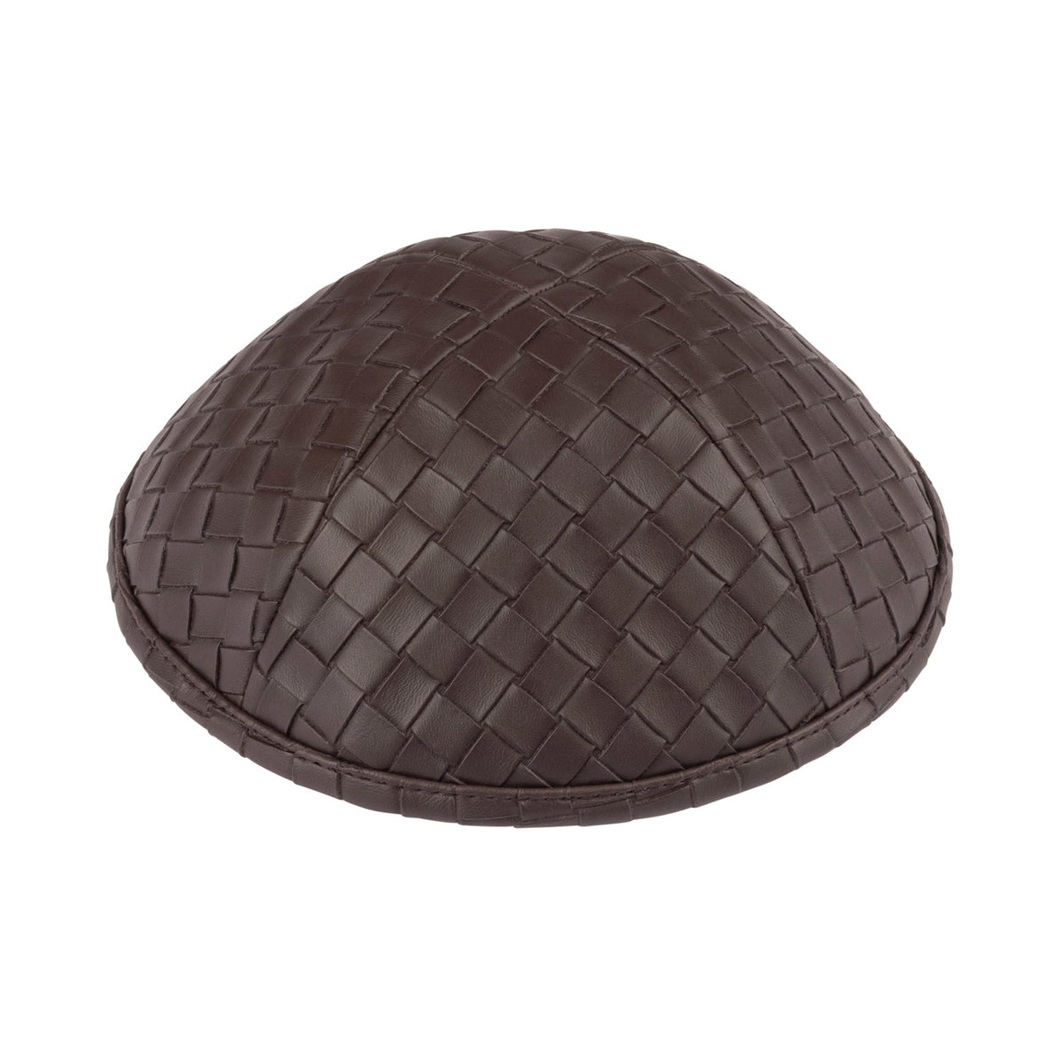 IKIPPAH WOVEN LEATHER YARMULKE