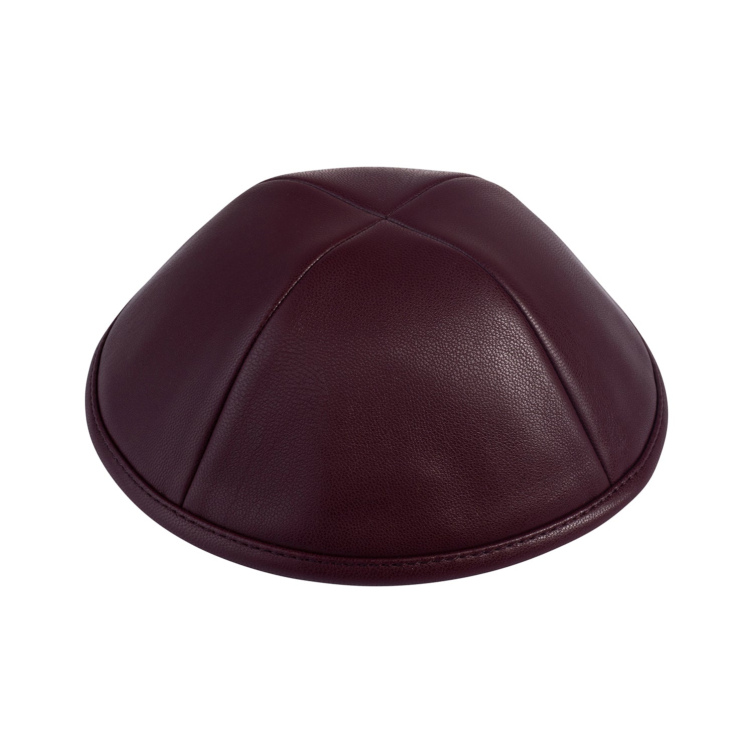 IKIPPAH DARK LEATHER YARMULKE