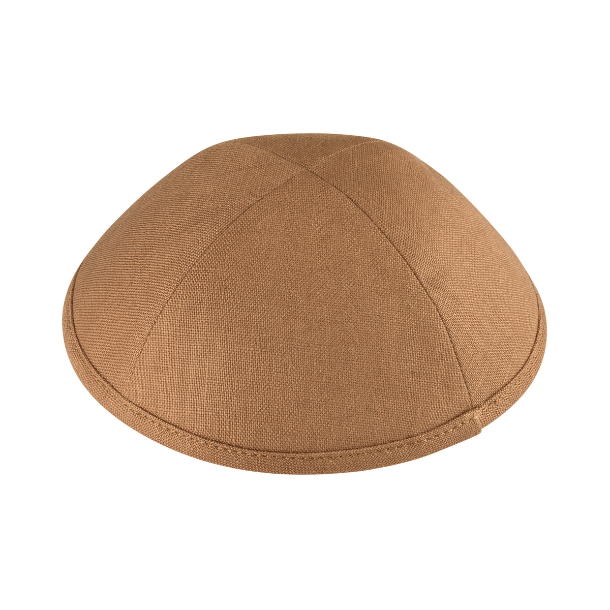 IKIPPAH BROWN LINEN YARMULKE