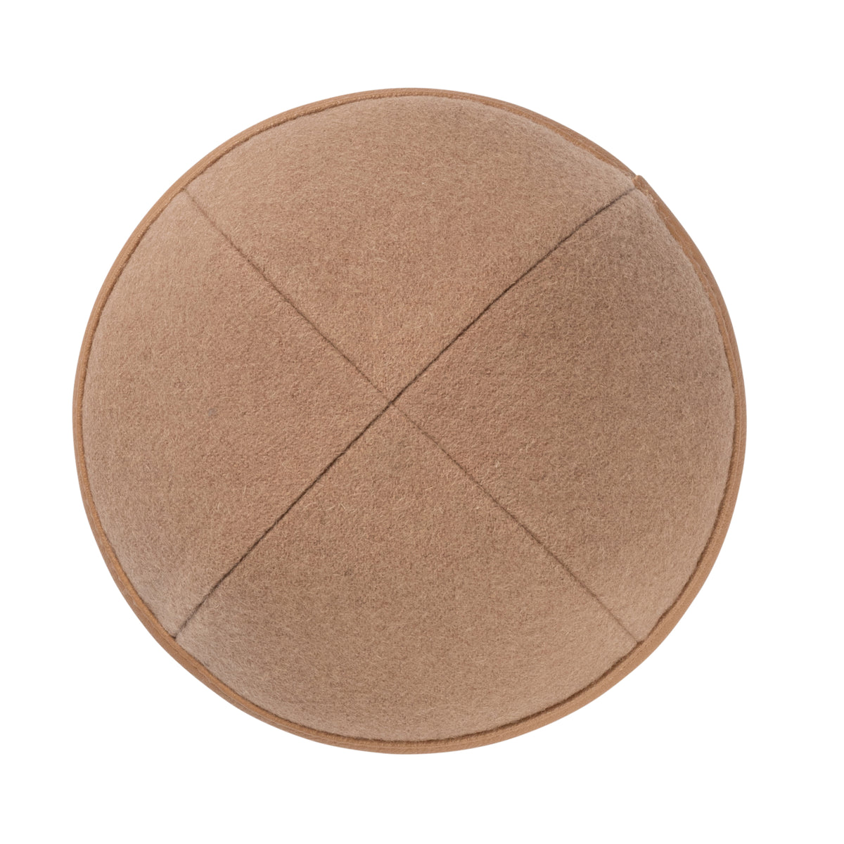 IKIPPAH WOOL W/ LEATHER RIM YARMULKE