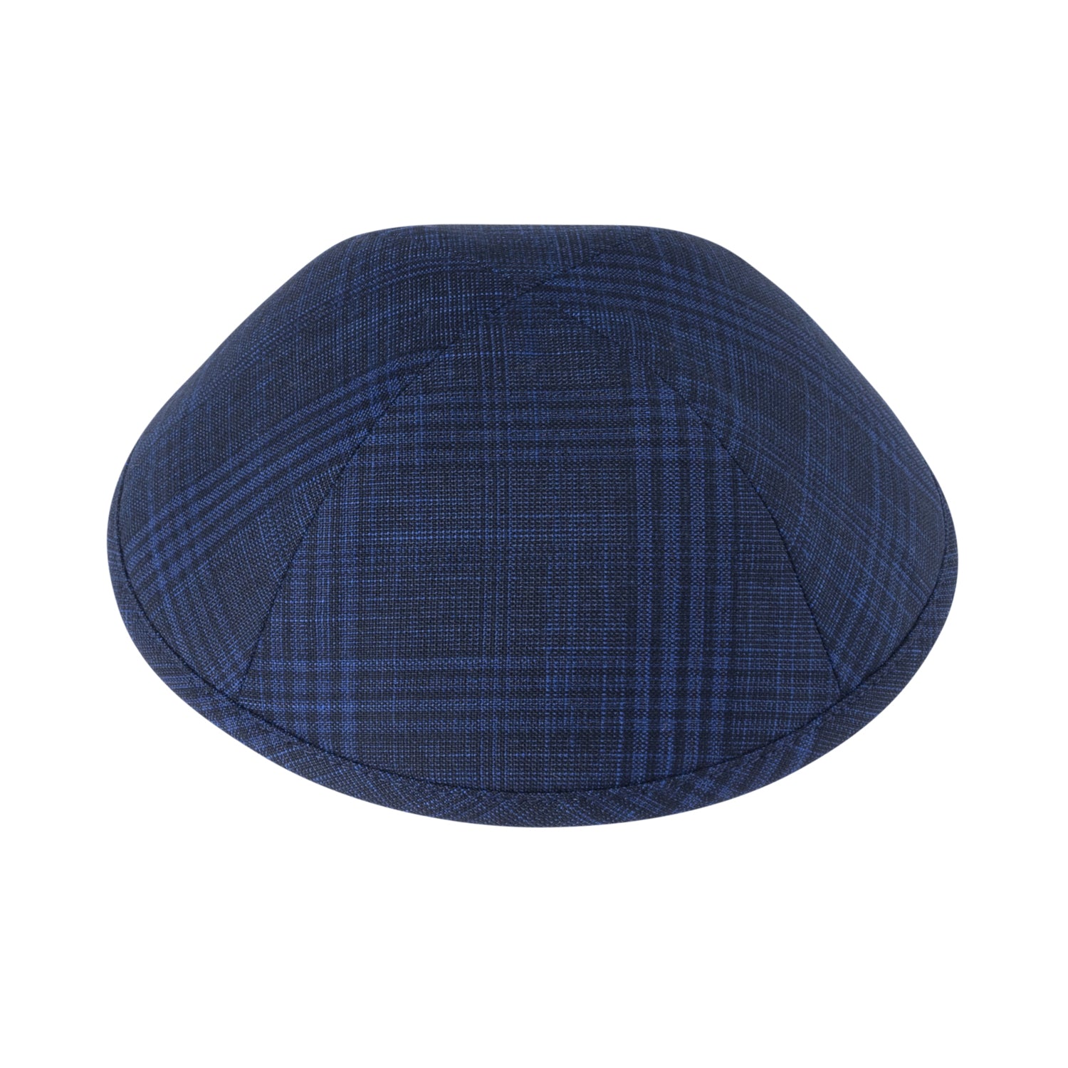 IKIPPAH BLUE SKETCH PLAID YARMULKE