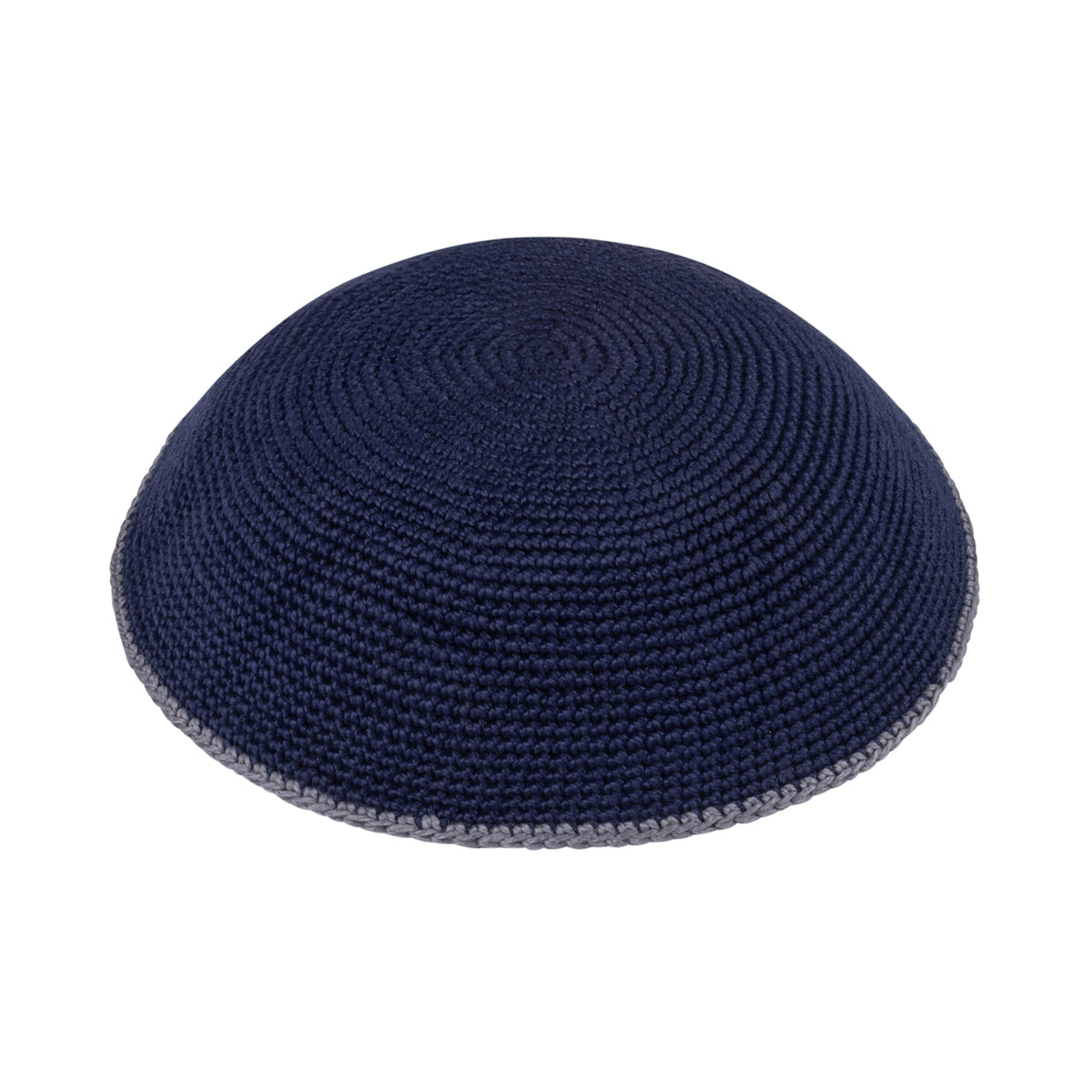 IKIPPAH KNIT WITH COLORED RIM YARMULKE