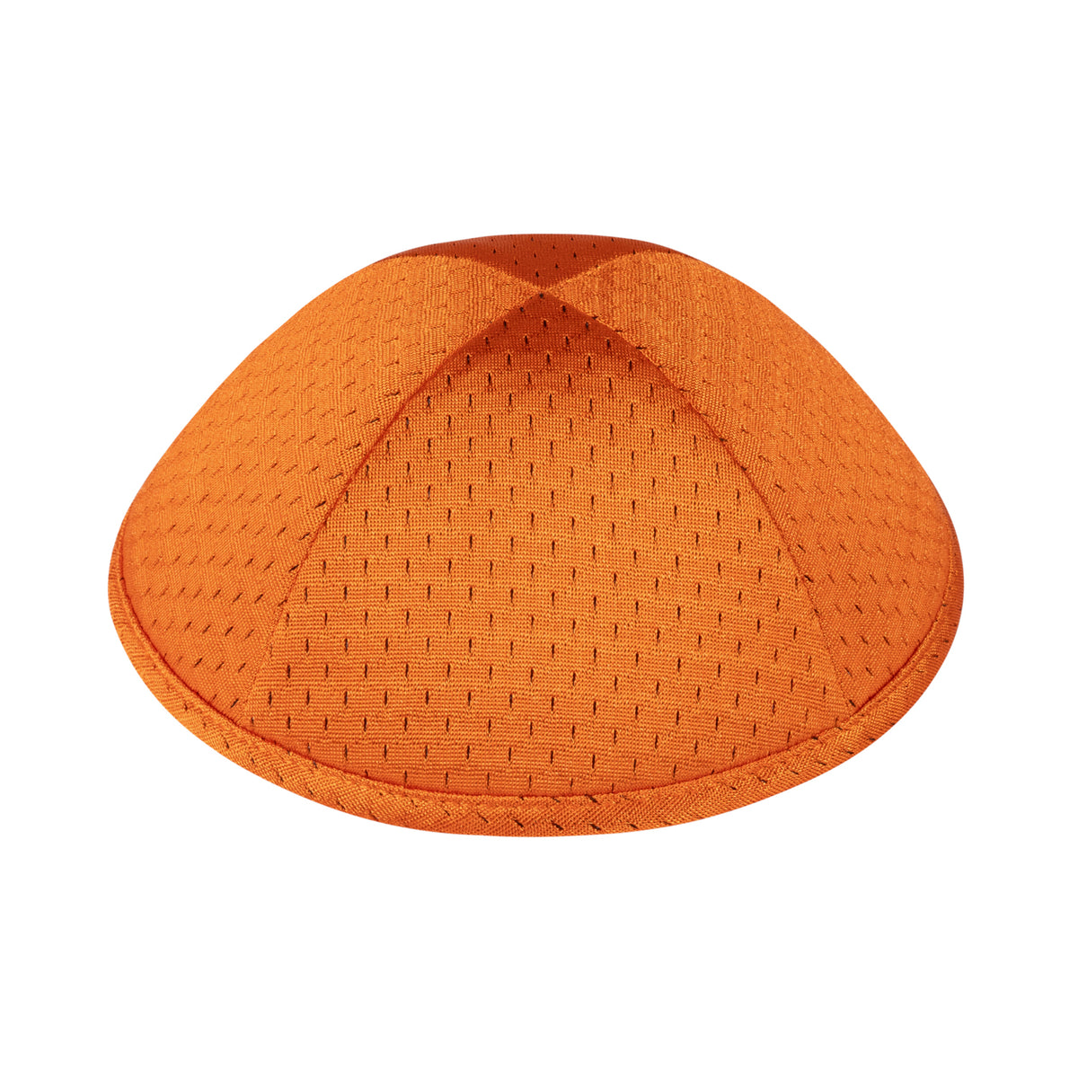 IKIPPAH ORANGE MESH YARMULKE