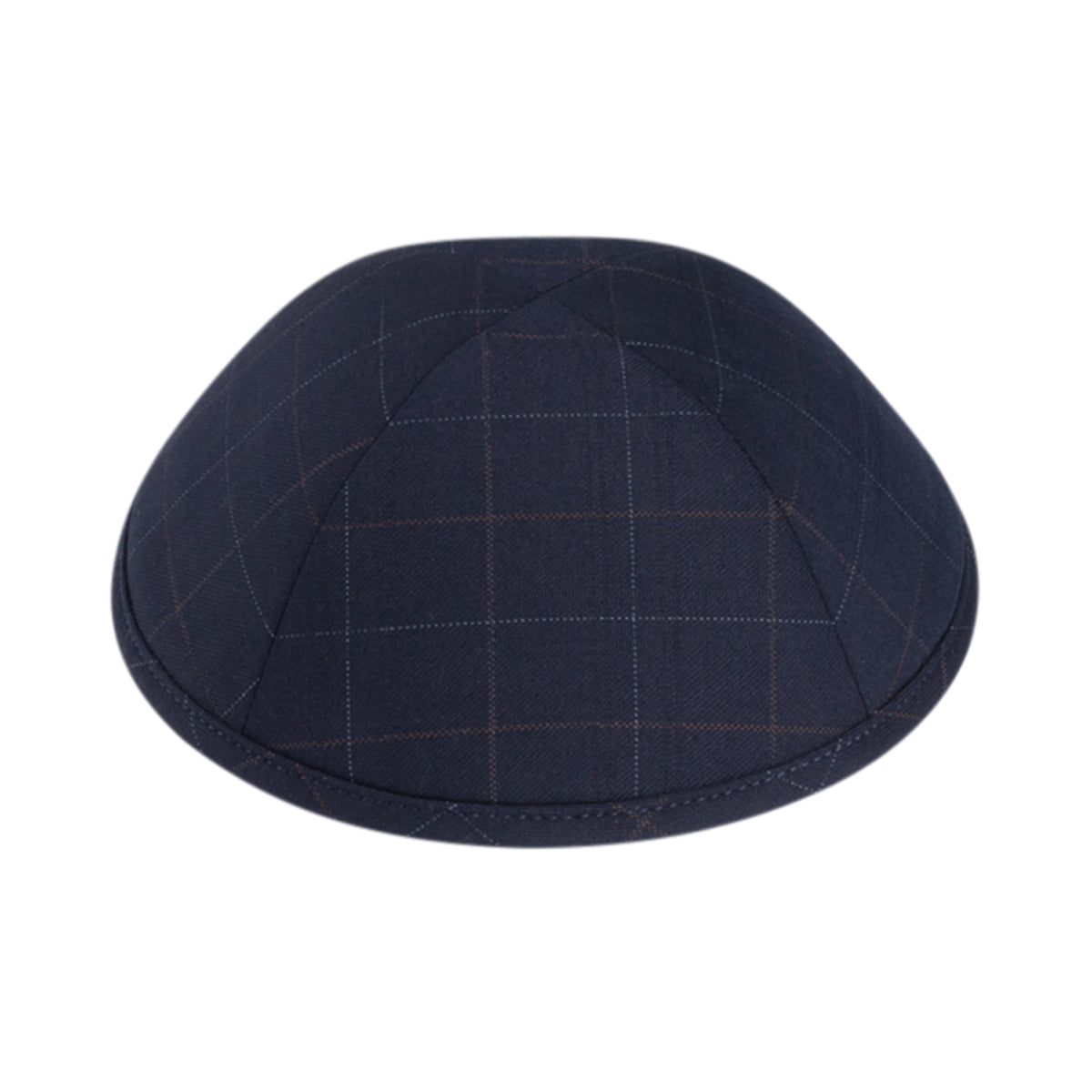 IKIPPAH NAVY CHECKER YARMULKE