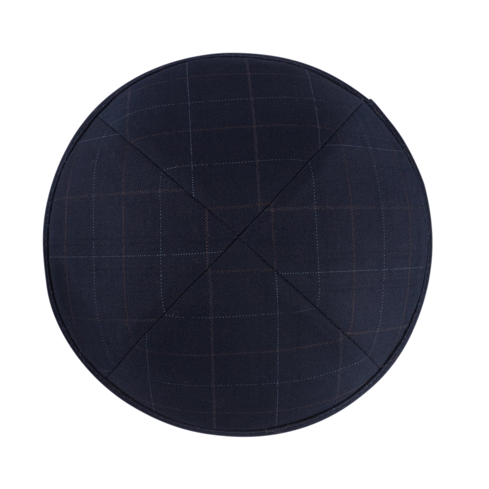 IKIPPAH NAVY CHECKER YARMULKE