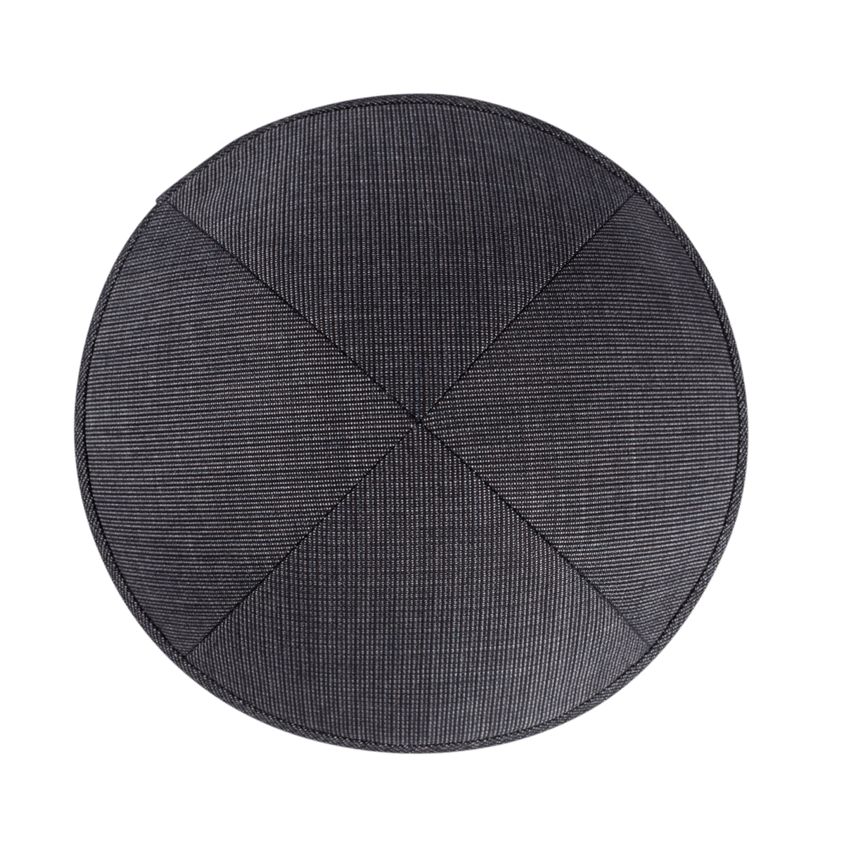 IKIPPAH BLACK & GRAY INTERLACED SUITING YARMULKE