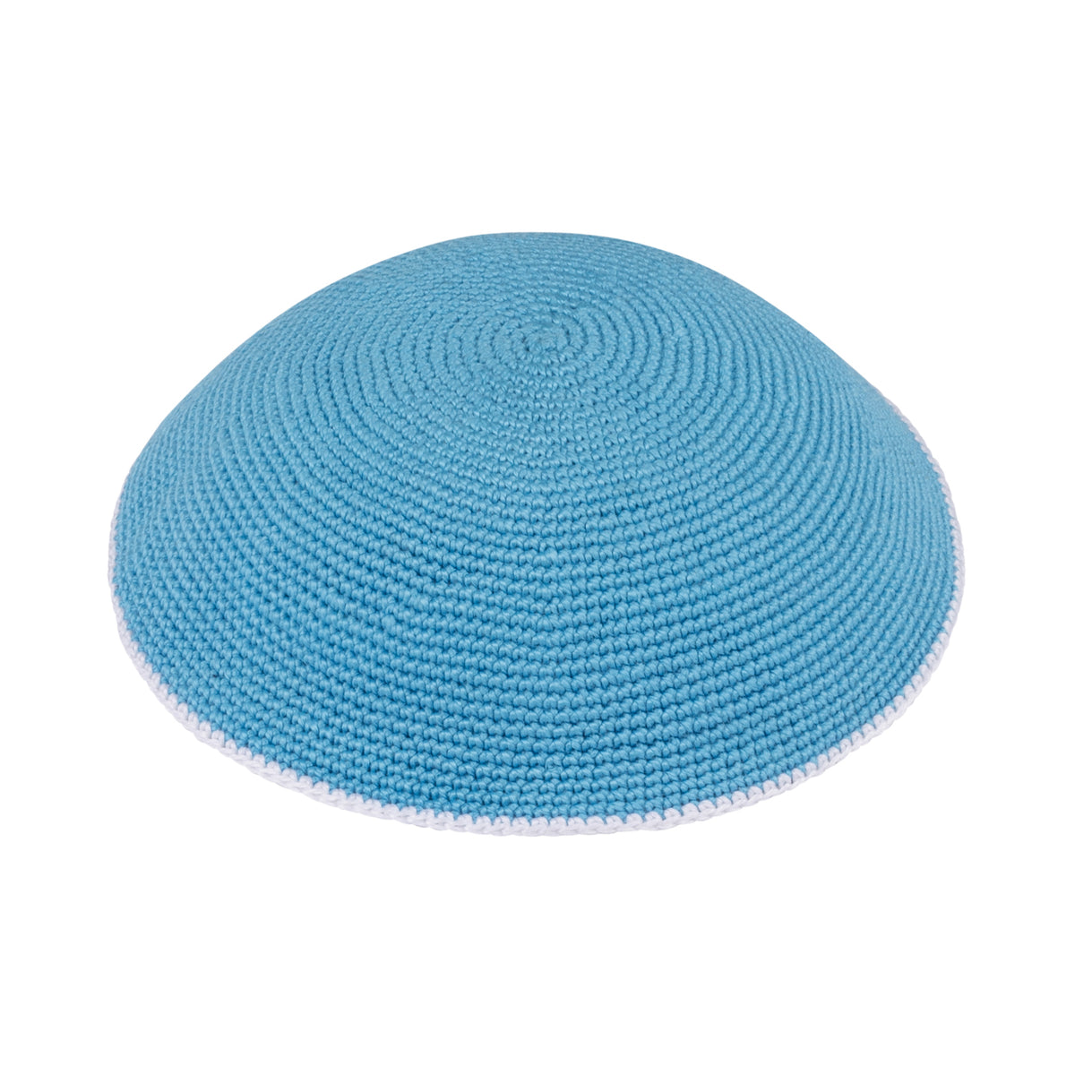 IKIPPAH KNIT WITH COLORED RIM YARMULKE