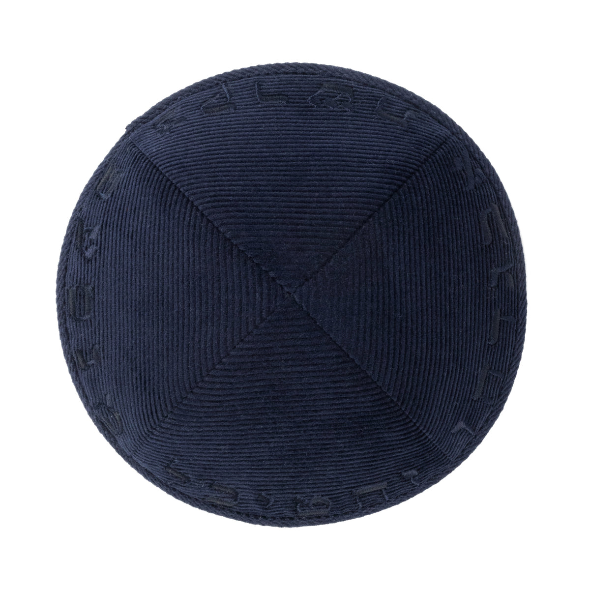 IKIPPAH CORDUROY W/ ALEPH BAIS YARMULKE