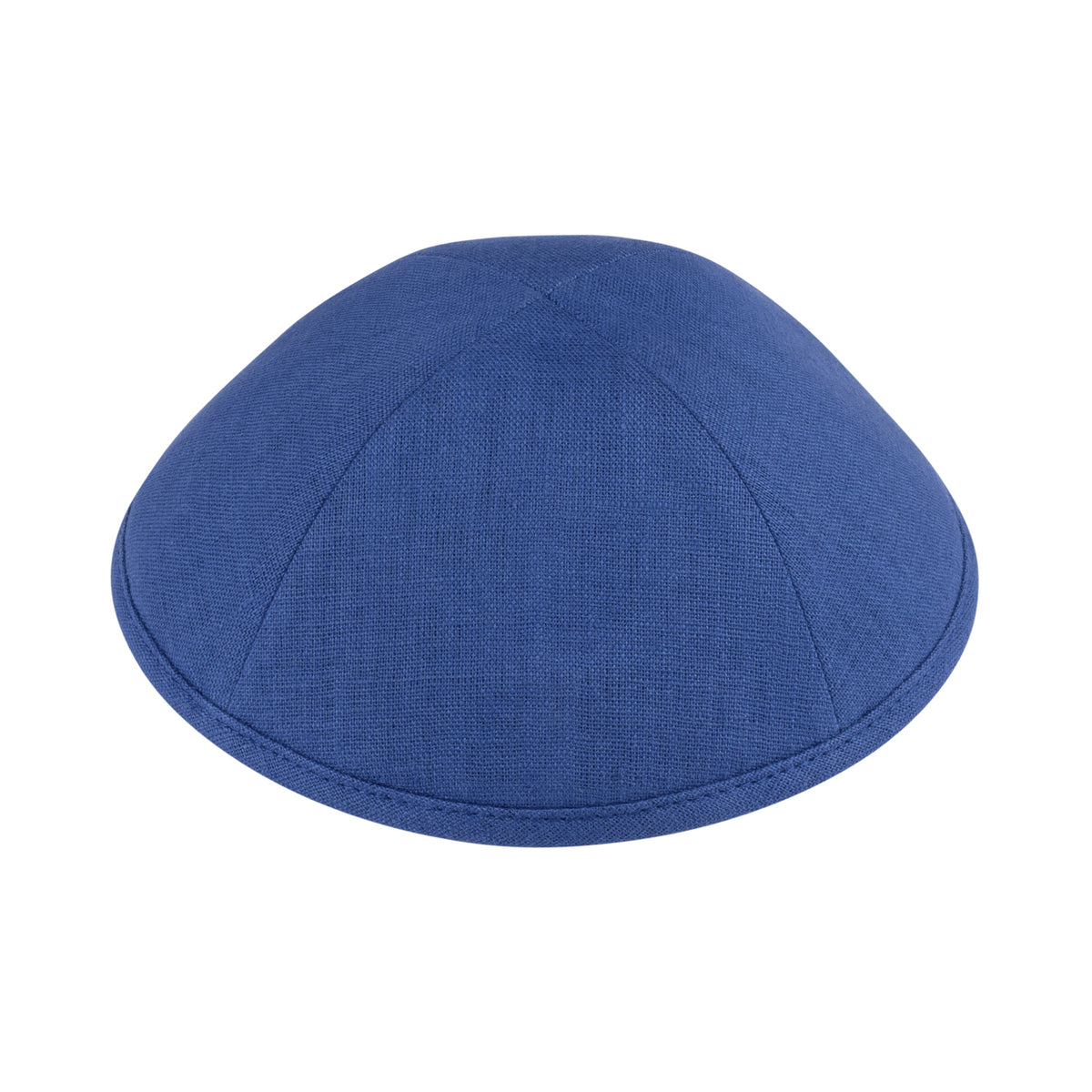 IKIPPAH ROYAL BLUE LINEN YARMULKE