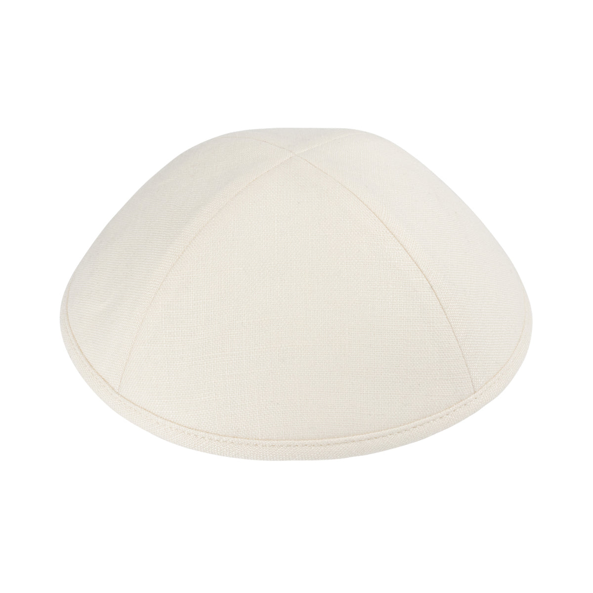 IKIPPAH IVORY LINEN YARMULKE