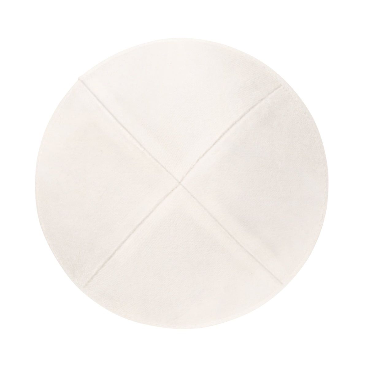IKIPPAH WHITE VELVET YARMULKE