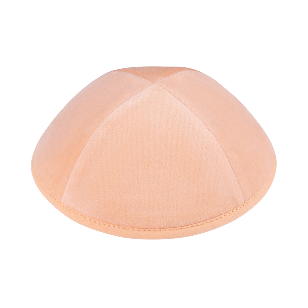 IKIPPAH PEACH VELVET YARMULKE