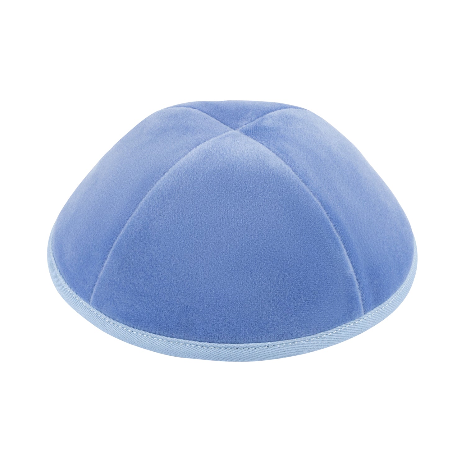 IKIPPAH STEEL BLUE VELVET YARMULKE