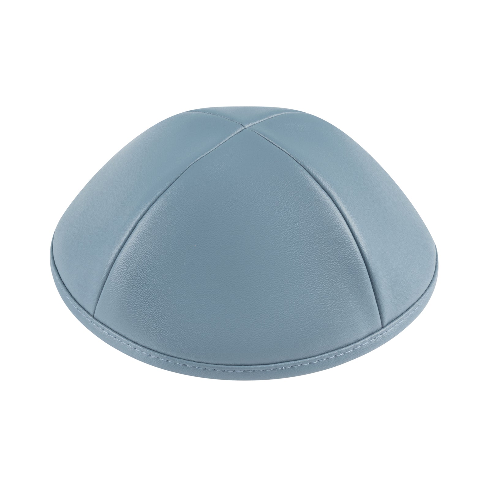 IKIPPAH BLUE GRAY LEATHER YARMULKE