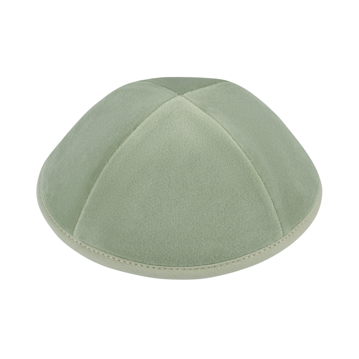 IKIPPAH SAGE GREEN VELVET YARMULKE