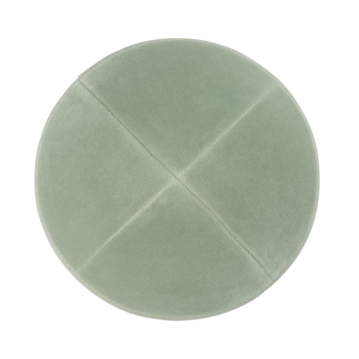 IKIPPAH SAGE GREEN VELVET YARMULKE